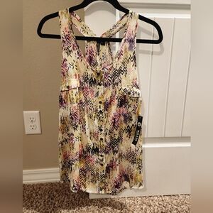 Women's Multicolor Sleeveless Top